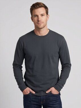 Fersten Heavyweight Ringspun Combed Cotton Long Sleeve T-shirt
